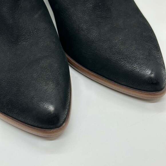 FRYE Reina Black Suede Cut Out Western Ankle Booties - Picture 7 of 10